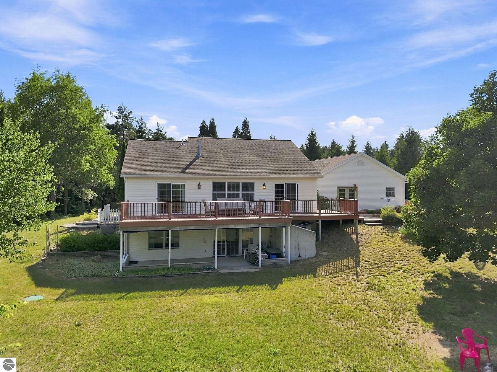 3 Acres of Land with Home for Sale in Mesick, Michigan