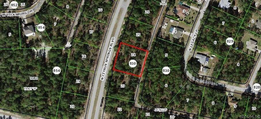 0.63 Acres of Mixed-Use Land for Sale in Citrus Springs, Florida