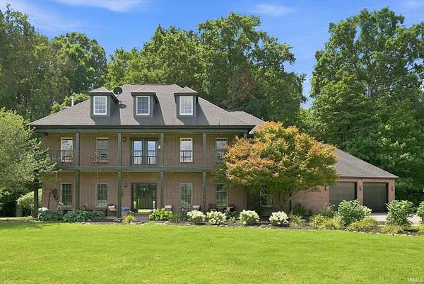 8 Acres of Land with Home for Auction in Huntington, Indiana