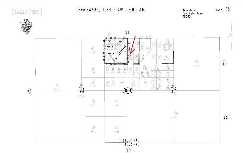 5 Acres of Land for Sale in Helendale, California