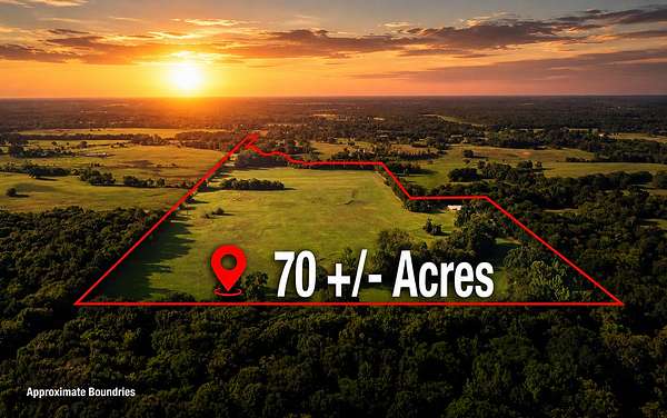 70 Acres of Land for Sale in Winnsboro, Texas