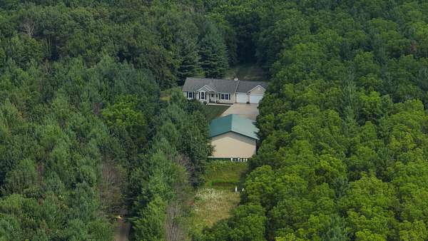 40 Acres of Land with Home for Sale in Cazenovia, Wisconsin