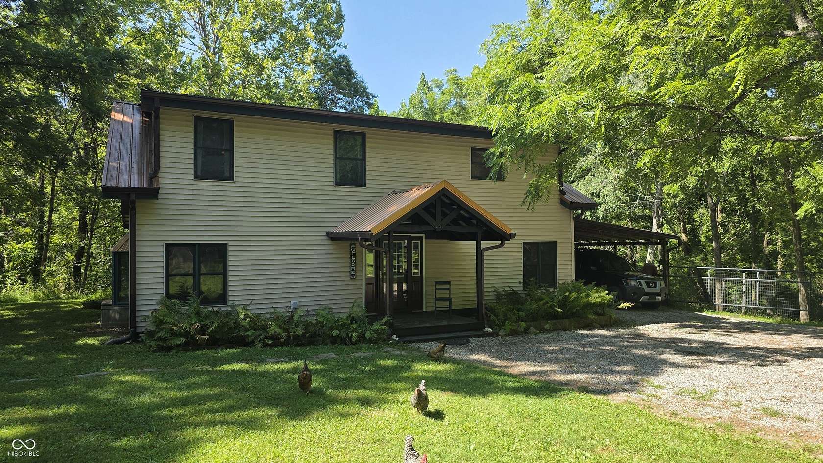 6.37 Acres of Land with Home for Sale in Nashville, Indiana
