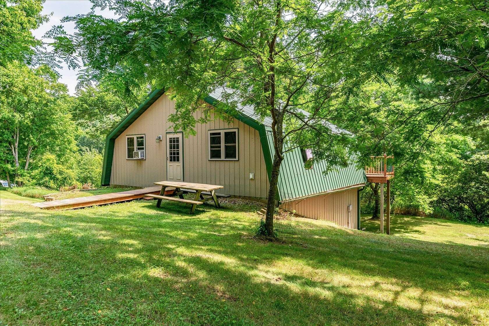 4.59 Acres of Land with Home for Sale in La Farge, Wisconsin