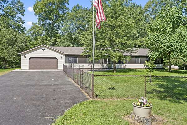 24.3 Acres of Recreational Land with Home for Sale in Raymond, Ohio