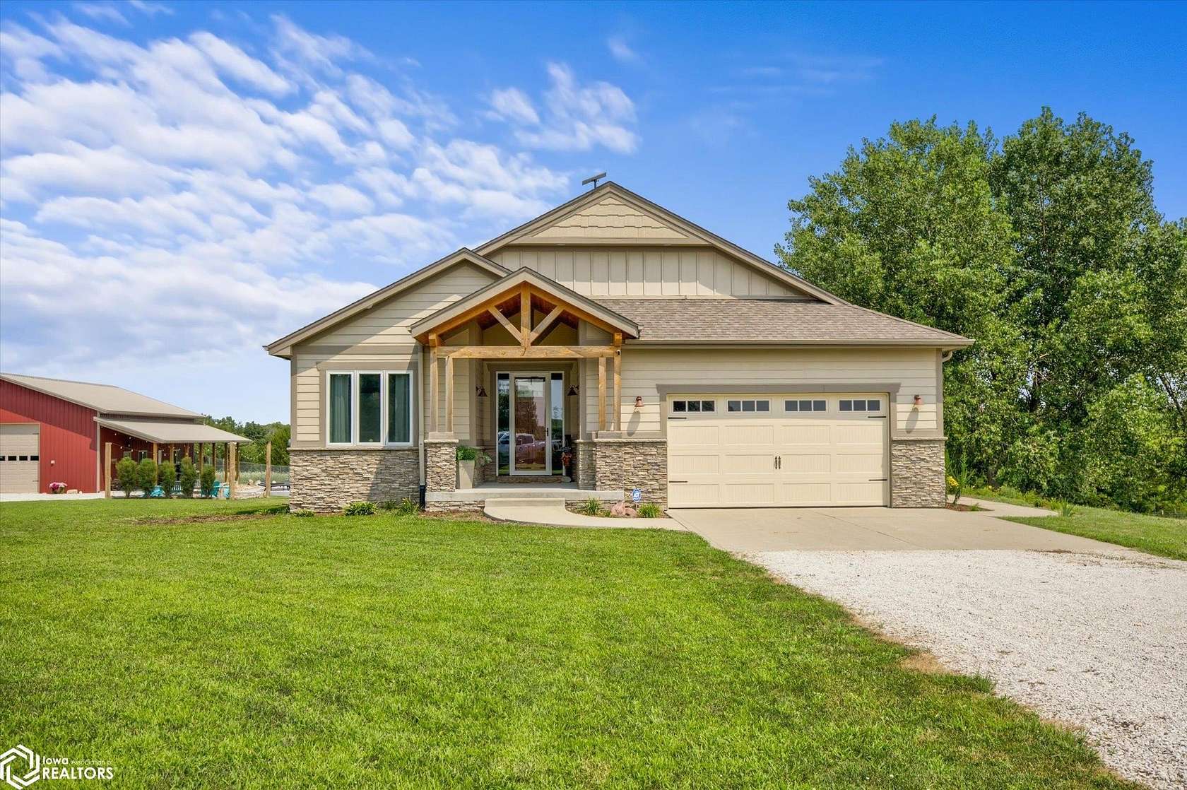 24 Acres of Recreational Land with Home for Sale in Earlham, Iowa
