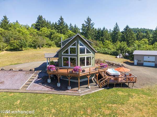 4.2 Acres of Land with Home for Sale in Cloverdale, Oregon