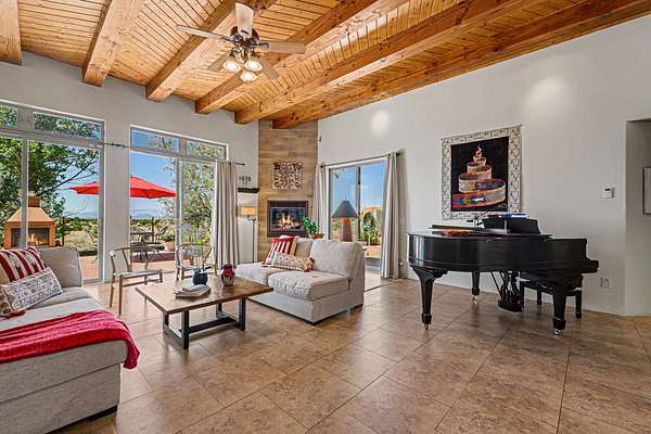 2.5 Acres of Land with Home for Sale in Santa Fe, New Mexico