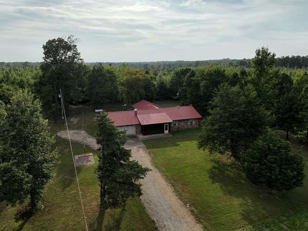 199 Acres of Recreational Land with Home for Sale in Spencerville, Oklahoma