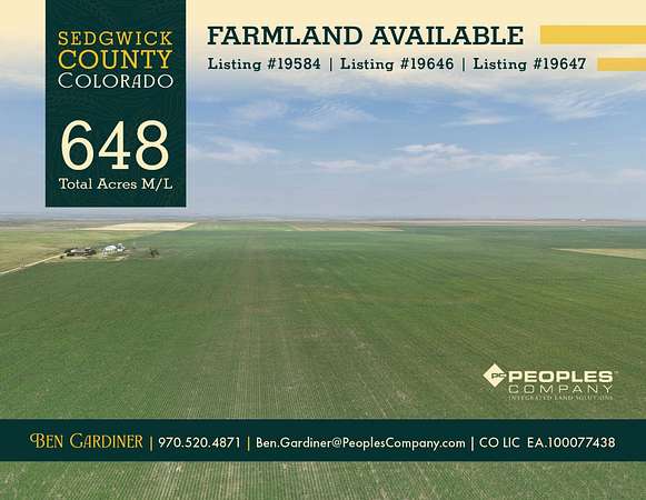 158 Acres of Land for Sale in Sedgwick, Colorado