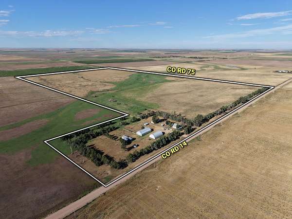 104 Acres of Land with Home for Sale in Fleming, Colorado
