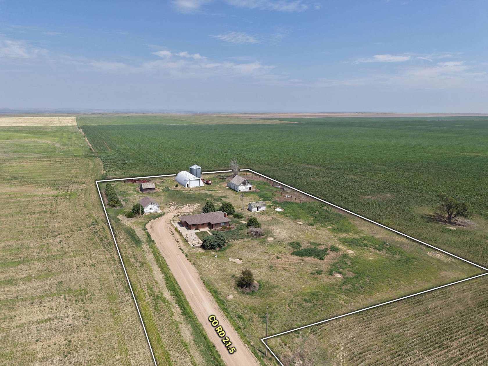 7.4 Acres of Land with Home for Sale in Sedgwick, Colorado
