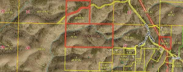 76 Acres of Recreational Land for Sale in Chadwick, Missouri