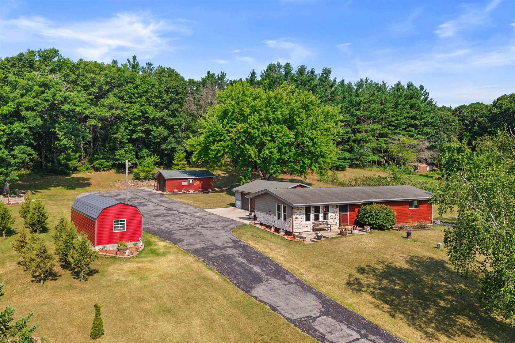 4 Acres of Land with Home for Sale in Coloma, Wisconsin