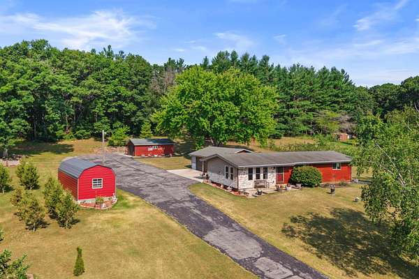 4 Acres of Land with Home for Sale in Coloma, Wisconsin