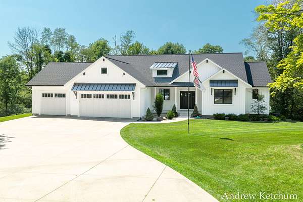 10 Acres of Land with Home for Sale in Caledonia, Michigan