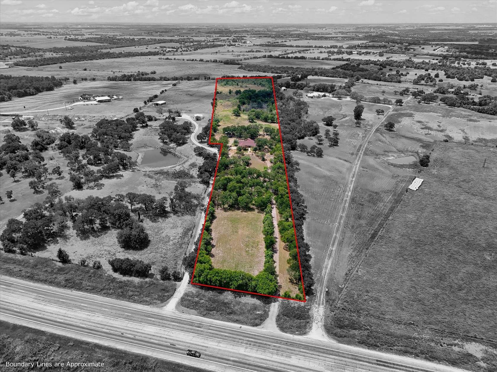 13 Acres of Land with Home for Sale in Robinson, Texas