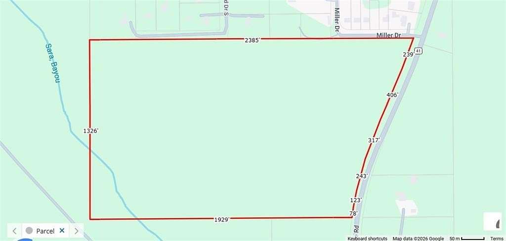65 Acres of Recreational & Residential Land for Sale in Chunchula, Alabama