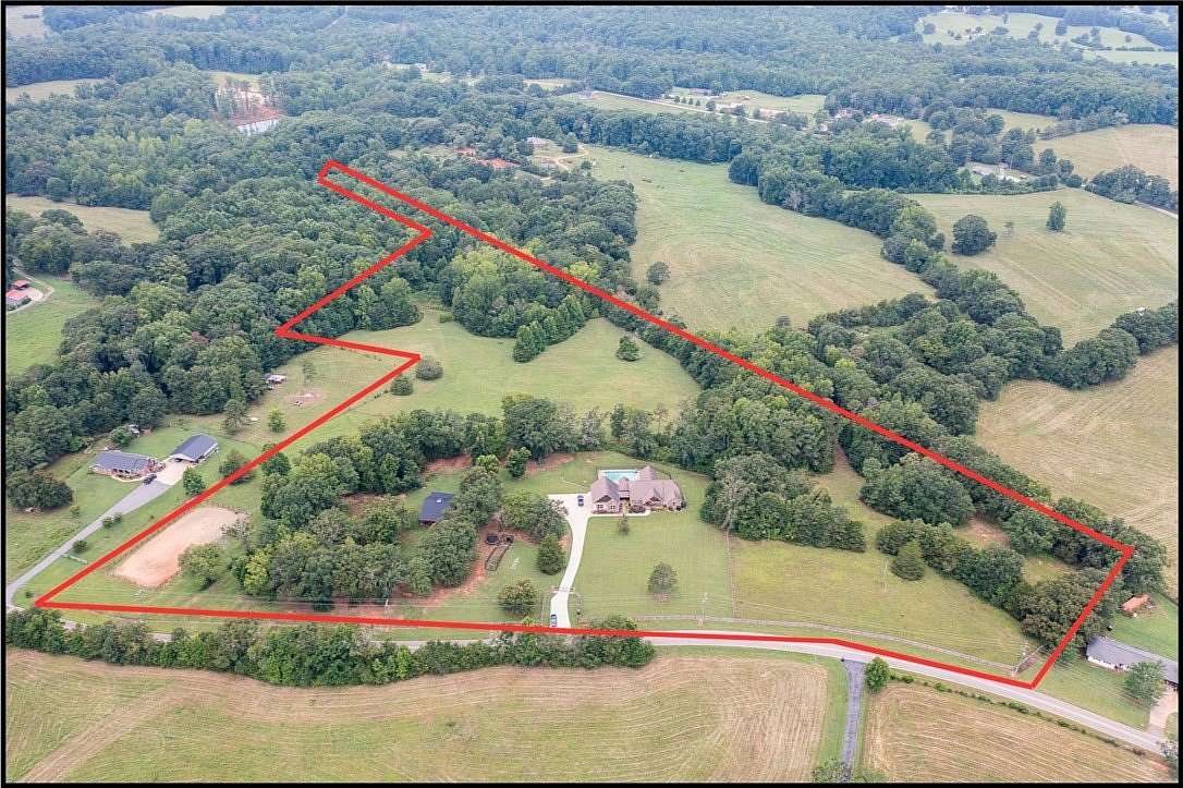 19.6 Acres of Land with Home for Sale in Anderson, South Carolina