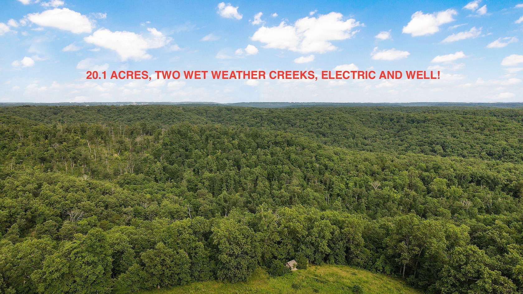 20 Acres of Recreational & Residential Land for Sale in Bruner, Missouri