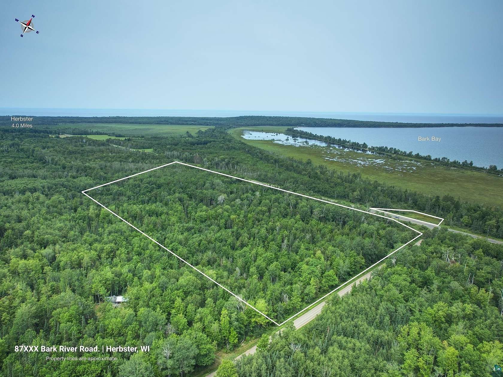 29 Acres of Recreational Land for Sale in Herbster, Wisconsin