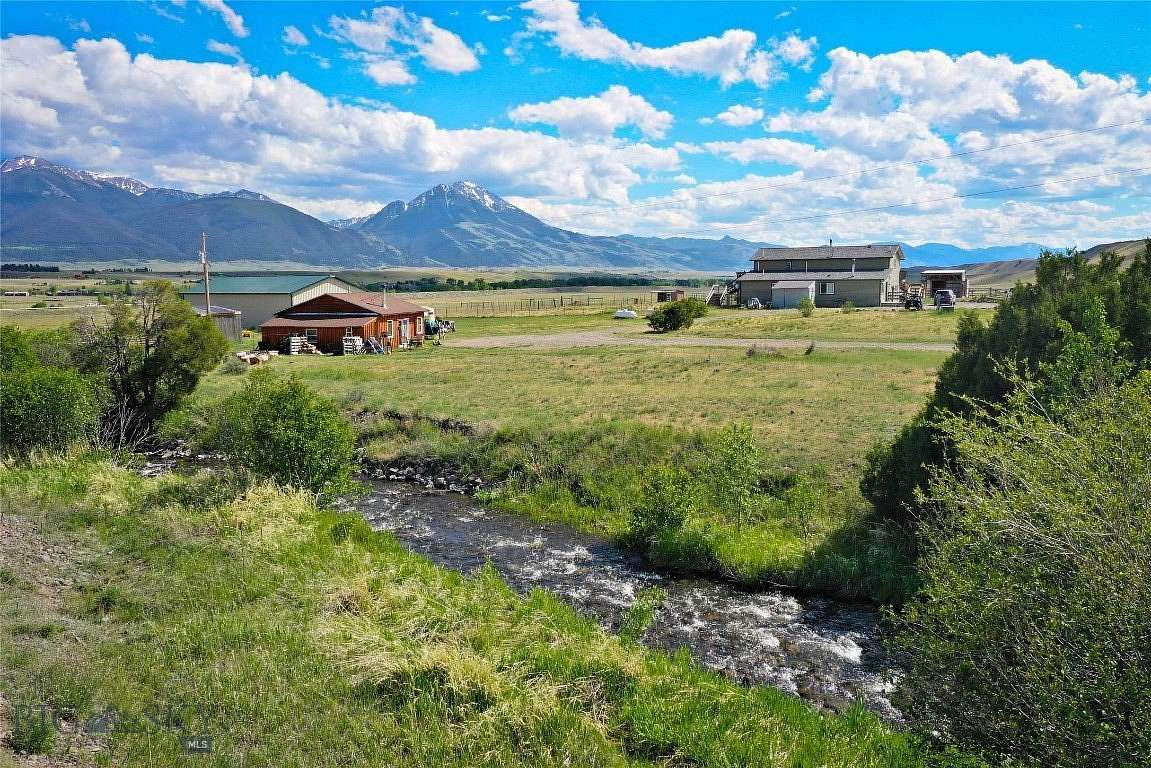 19.6 Acres of Land with Home for Sale in Livingston, Montana