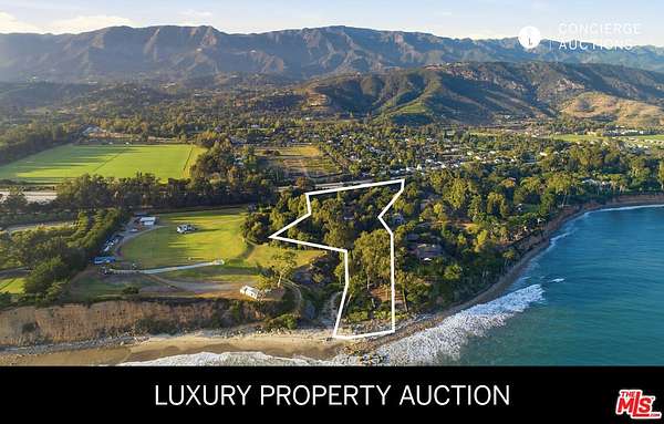 4.2 Acres of Land with Home for Auction in Carpinteria, California
