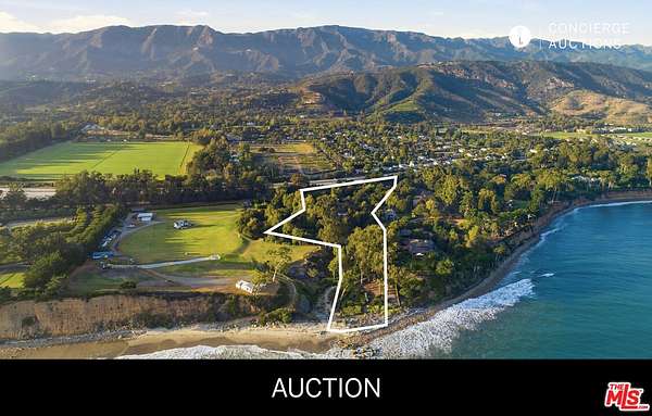4.2 Acres of Land with Home for Auction in Carpinteria, California