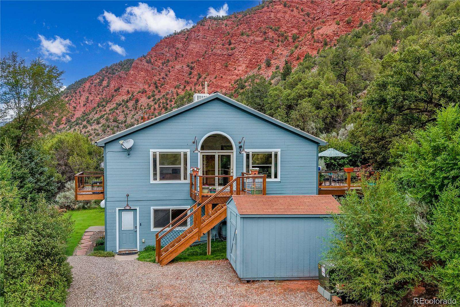 11.5 Acres of Recreational Land with Home for Sale in Glenwood Springs, Colorado