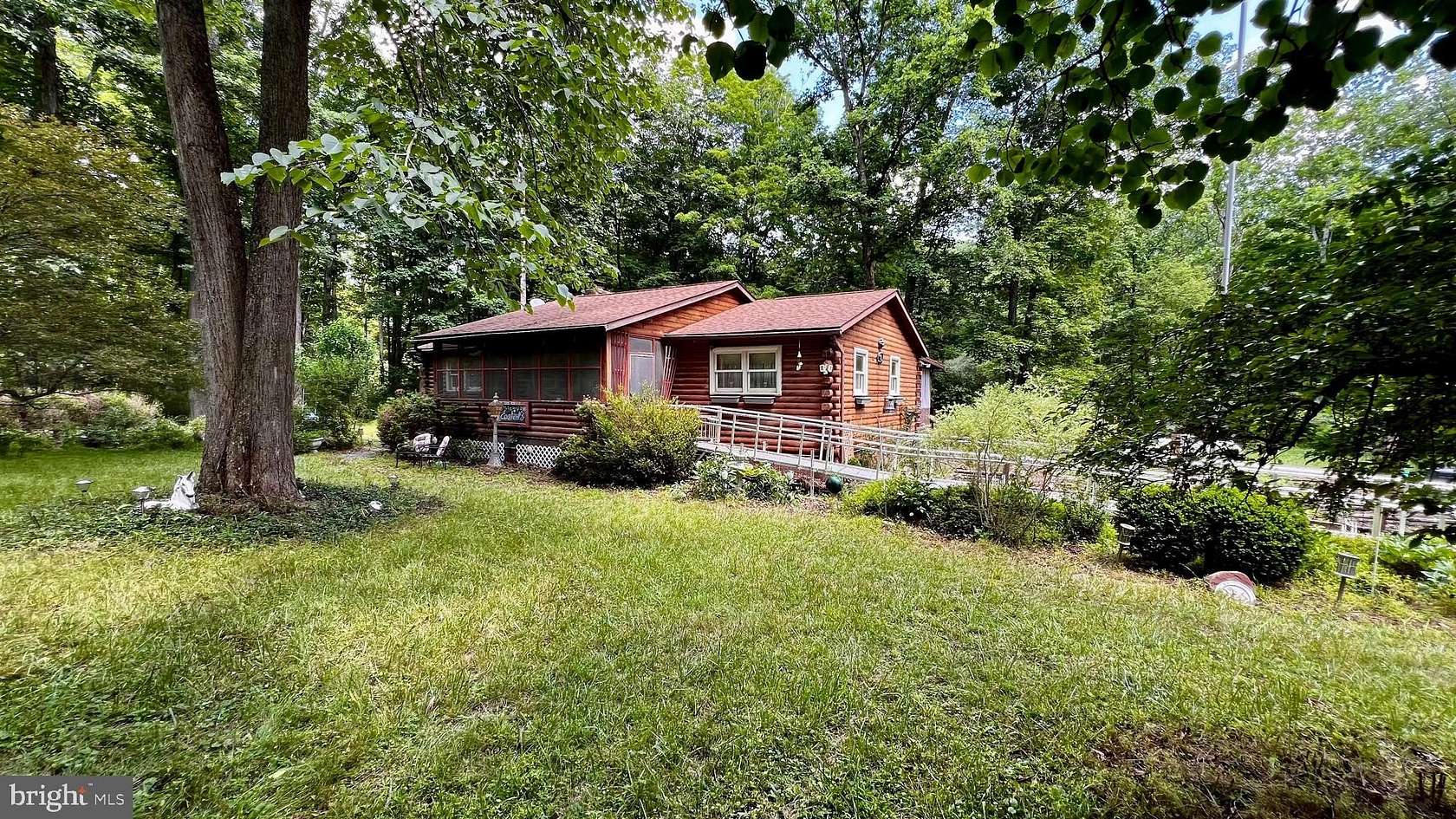 11 Acres of Recreational Land with Home for Sale in Wardensville, West Virginia