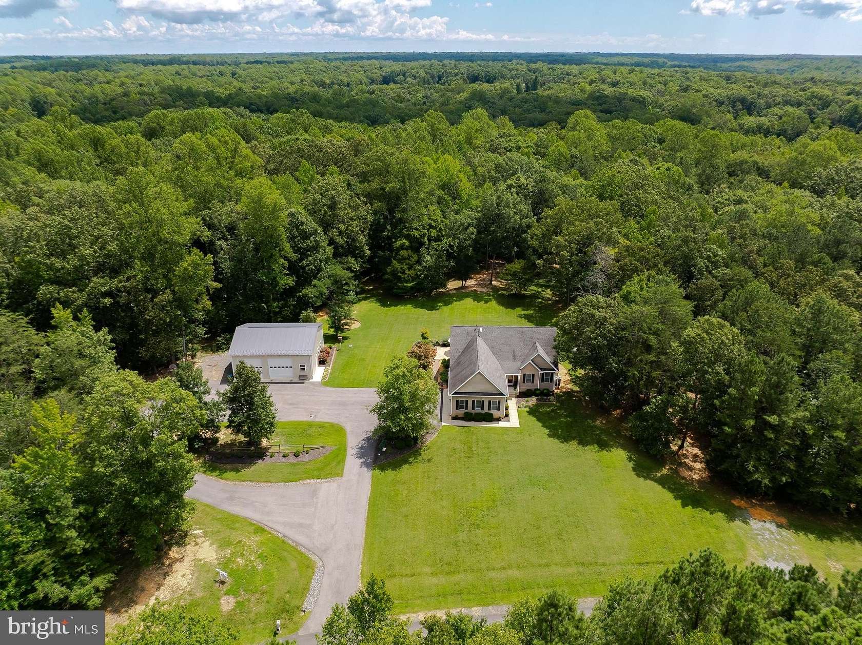 15.9 Acres of Recreational Land with Home for Sale in Hollywood, Maryland