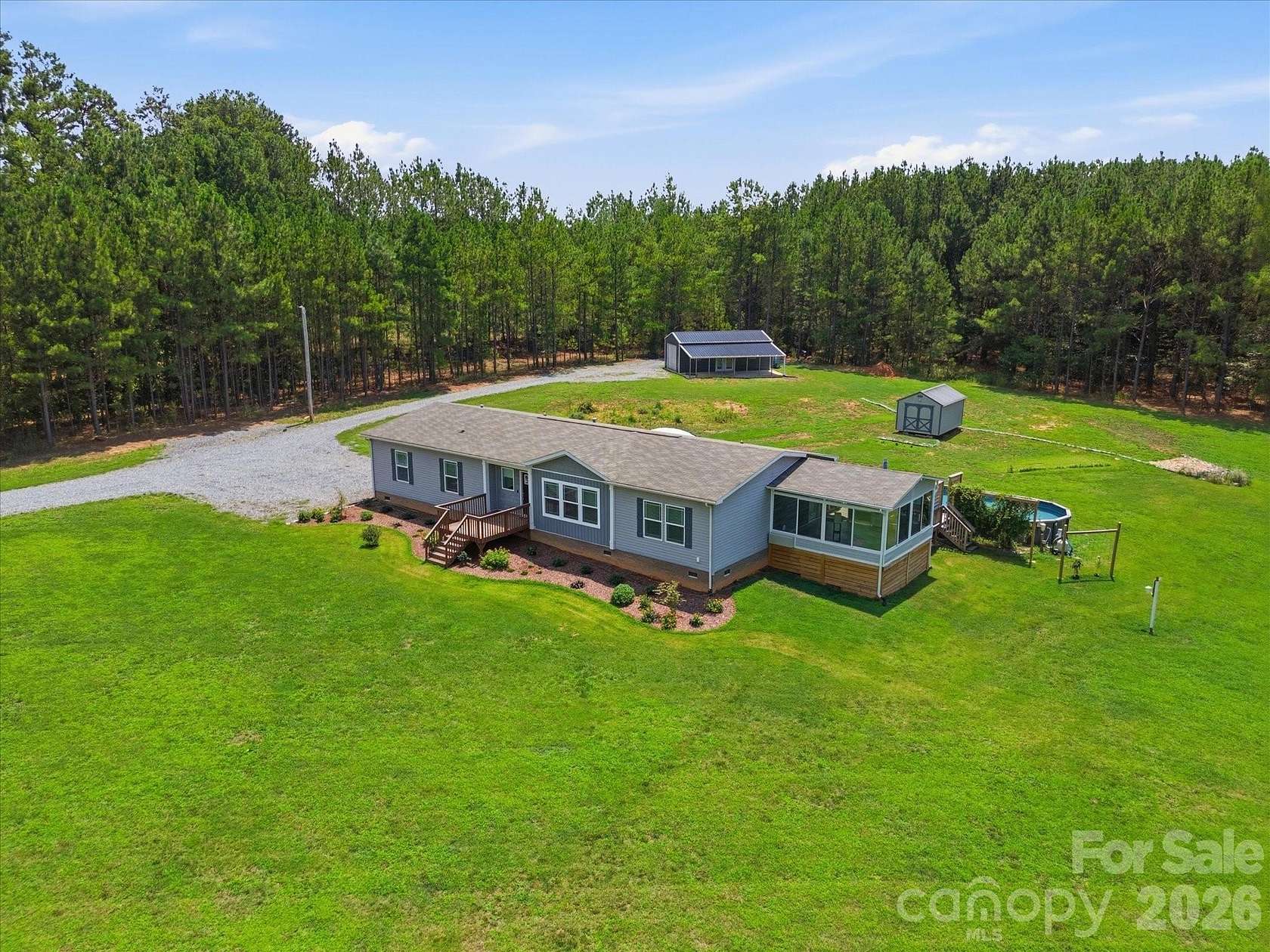 2 Acres of Land with Home for Sale in Shelby, North Carolina