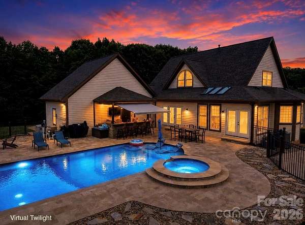 17.3 Acres of Land with Home for Sale in Mooresville, North Carolina