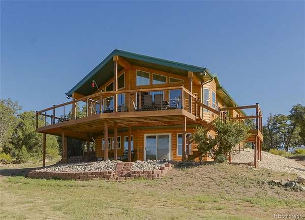 107 Acres of Recreational Land with Home for Sale in Cotopaxi, Colorado