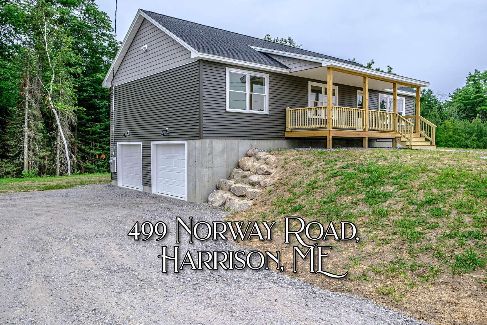 1.79 Acres of Land with Home for Sale in Harrison, Maine