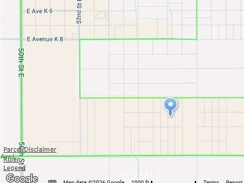 2.57 Acres of Land for Sale in Lancaster, California
