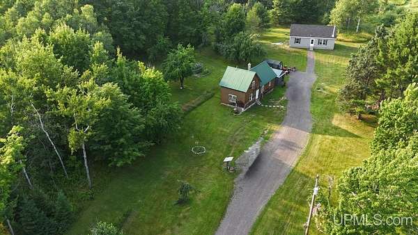 38 Acres of Recreational Land with Home for Sale in Baraga, Michigan