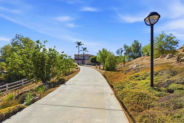 7.13 Acres of Land with Home for Sale in Lake Mathews, California