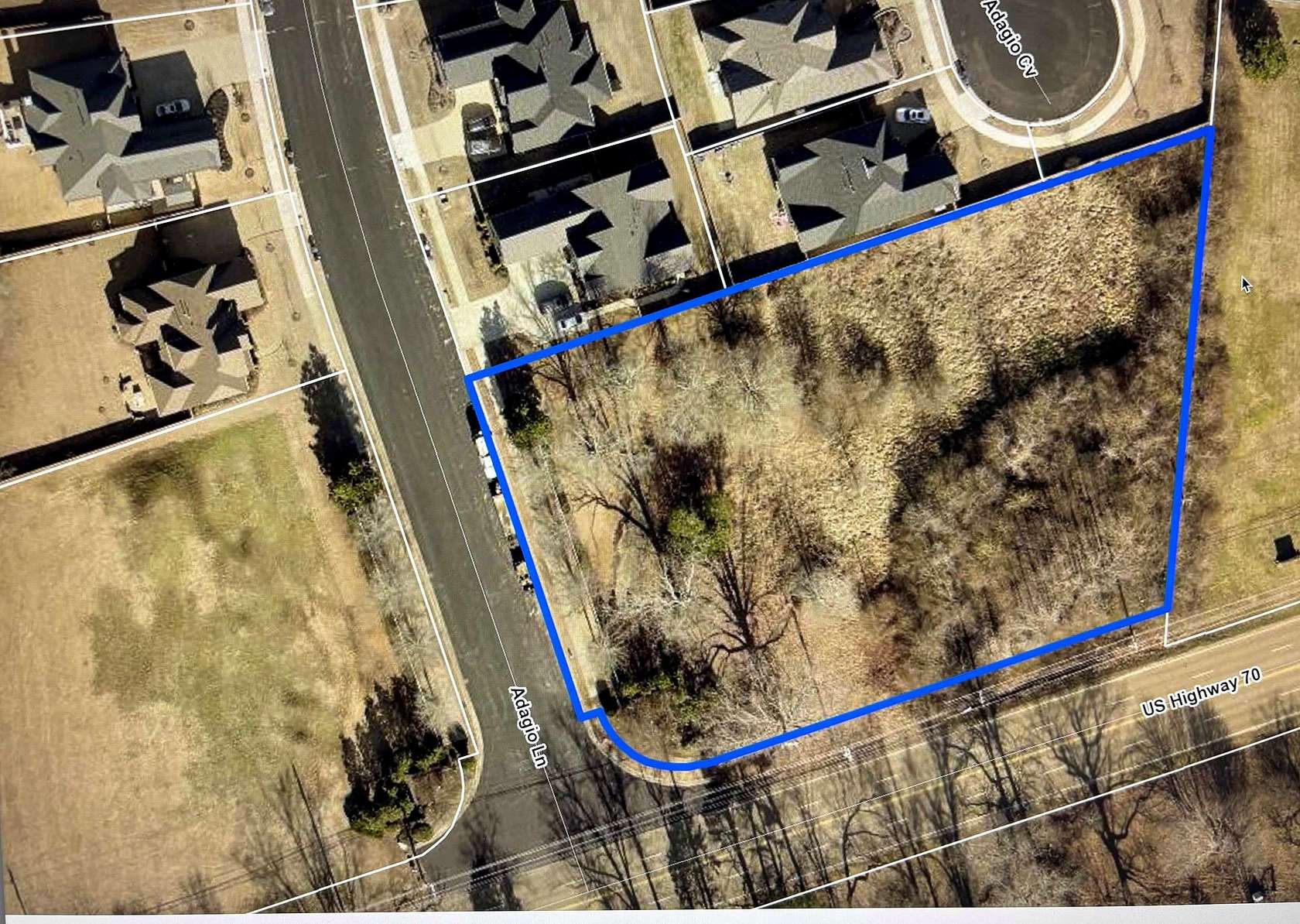 1.6 Acres of Commercial Land for Sale in Lakeland, Tennessee