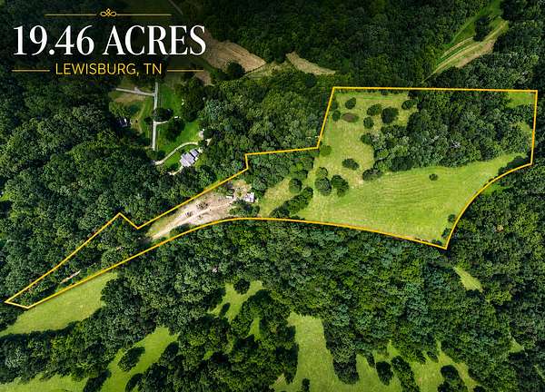 19.5 Acres of Land for Sale in Lewisburg, Tennessee