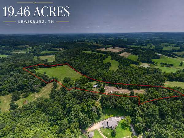 19.5 Acres of Land for Sale in Lewisburg, Tennessee