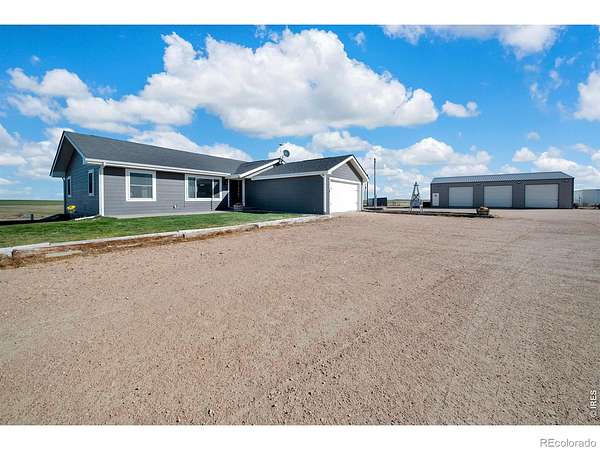 13.2 Acres of Land with Home for Sale in Otis, Colorado
