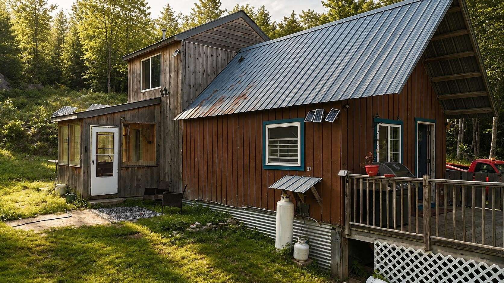 41 Acres of Recreational Land with Home for Sale in Lakeville Town, Maine