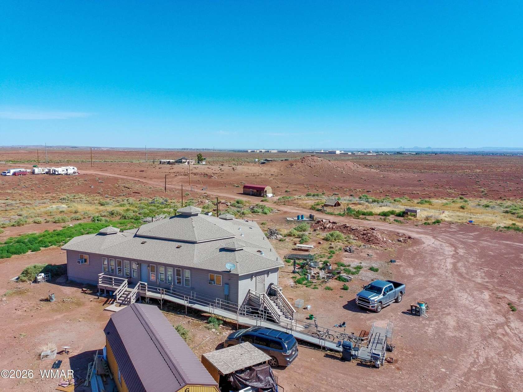 5 Acres of Land with Home for Sale in Winslow, Arizona