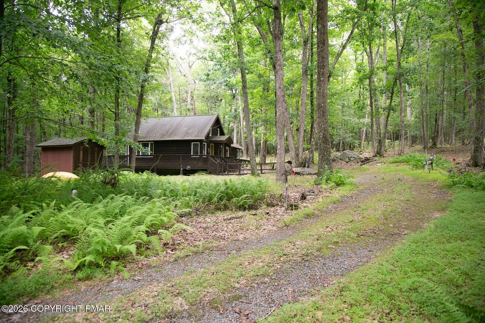 1.85 Acres of Land with Home for Sale in Canadensis, Pennsylvania