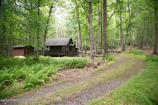 1.85 Acres of Land with Home for Sale in Canadensis, Pennsylvania