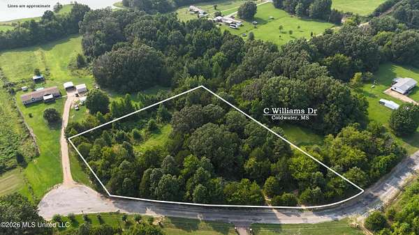 1.7 Acres of Residential Land for Sale in Coldwater, Mississippi