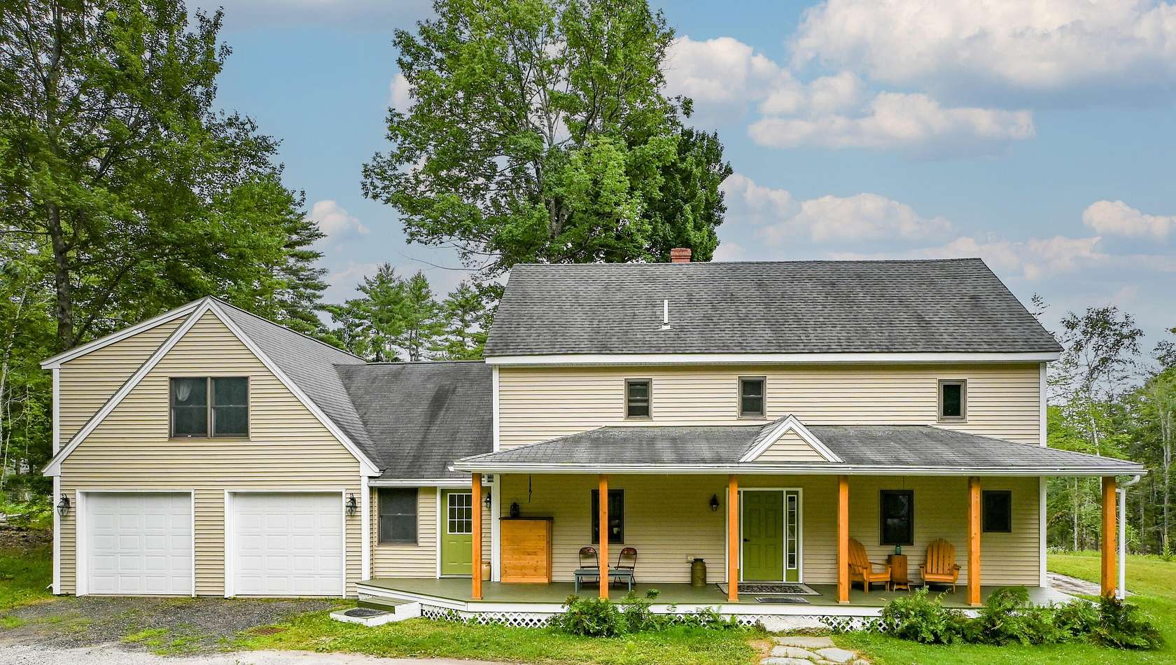 5.15 Acres of Land with Home for Sale in New Gloucester, Maine