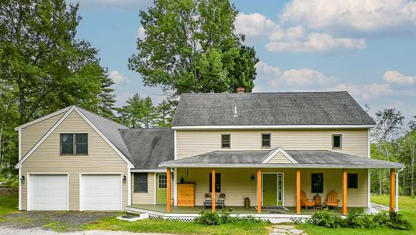 5.15 Acres of Land with Home for Sale in New Gloucester, Maine