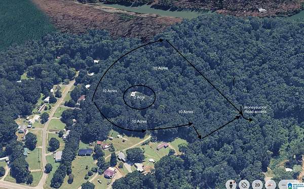 10 Acres of Residential Land for Sale in Springville, Alabama